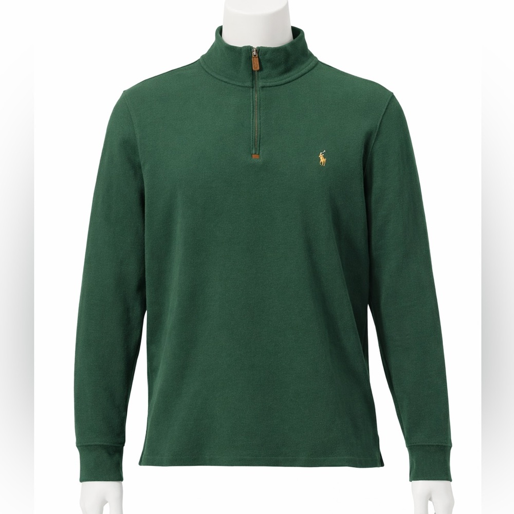 Polo by Ralph Lauren Forest Green Half-Zip Sweatshirt